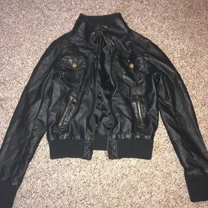 Leather jacket